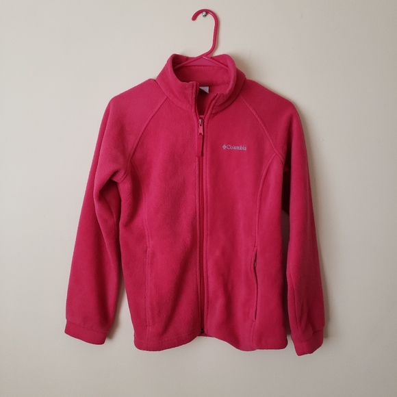 Columbia Pink Fleece Zip Sweater - Picture 3 of 8